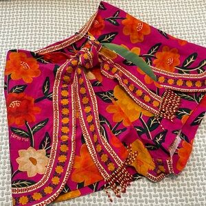 Farm Rio Flower Tapestry Shorts